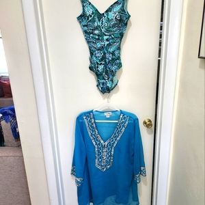 Swimsuit and cover-up